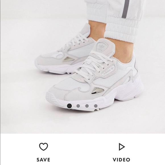 adidas original triple white falcon